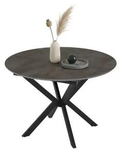 Masa extensibila bucatarie/living rotunda 110 *110 cm Gri marmorat,Dia
