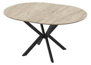 Masa extensibila bucatarie/living rotunda 110 *110 cm Travertin,Dia