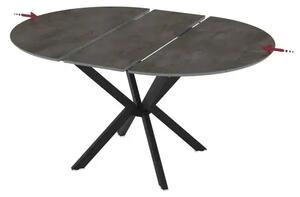 Masa extensibila bucatarie/living rotunda 110 *110 cm Gri marmorat,Dia