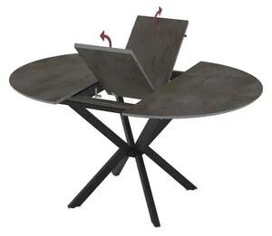Masa extensibila bucatarie/living rotunda 110 *110 cm Gri marmorat,Dia