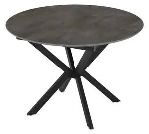 Masa extensibila bucatarie/living rotunda 110 *110 cm Gri marmorat,Dia