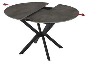 Masa extensibila bucatarie/living rotunda 110 *110 cm Gri marmorat,Dia