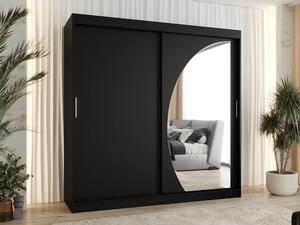 Dulap Hartford 507Negru, 20x20x6cm, Uși dulapUși dulap: Glisante