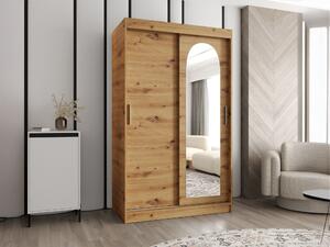 Dulap Hartford 504Stejar artizan, 20x12x6cm, Uși dulapUși dulap: Glisante