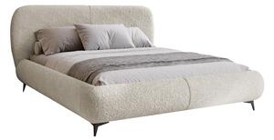 Pat TrendyNest FenaraDublu, Crem, 160x200, Tapiterie, Somiera patSomiera pat, 19x23x11cm