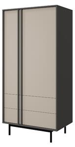 Dulap Levali 100Antracit, Bej, 20x9x6cm, Uși dulapUși dulap: Cu balamale