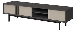 Comodă TV Levali 108Bej, Antracit, 16x4x4cm