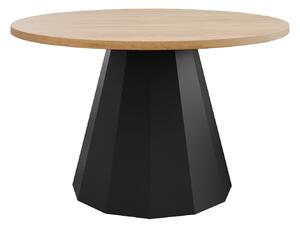 Măsuță de cafea Oswego 139Negru, Stejar, 5cm, PAL laminat, Rotund