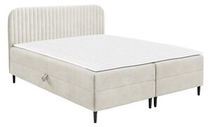 Pat boxspring RivusBoxspring, Dublu, Alb, 140x200, Tapiterie, Somiera patSomiera pat, 14x21x9cm