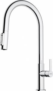 Franke Maris Slim Clear Water J Pull-Out baterie bucătărie pe picior crom 120.0730.870