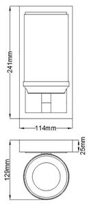 Aplică LED pentru baie AMALIA 1xG9/3,5W/230V IP44 crom Feiss