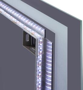 Oglinda baie Trento cu LED 140/60 cm