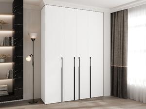 Dulap Hartford 570Negru, Alb, 25x17x4cm, Uși dulapUși dulap: Cu balamale