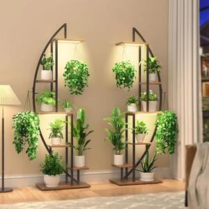 Moonflower™ Suport Pentru Plante în Formă De Semilună Cu Iluminare
