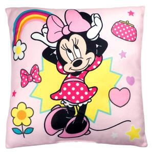 Pernă de copii cu imprimeu - Minnie - Smile | 40 x 40 cm
