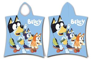 Prosop poncho pentru copii - Bluey - skate