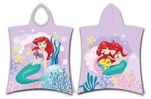 Prosop poncho pentru copii - Ariel – roz