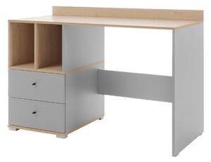Birou Ciravie 104Cu sertare, 8x12x6cm, Gri, Stejar