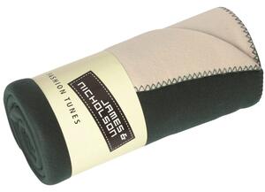 Pătură din fleece 150x170 JN952 - Închisă verde / smântână | 150 x 170 cm