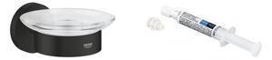 Set săpunieră Grohe Start 411932430, adeziv Grohe QuickGlue 41127000