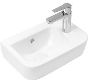 Oltens Vernal lavoar 37x24.5 cm semicircular clasică alb luciu 41005000