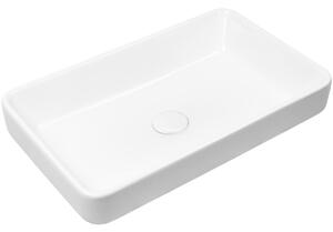Oltens Fossa lavoar 55x34 cm dreptunghiular de blat alb luciu 40301000