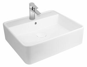 Oltens Duve lavoar 50.5x46 cm dreptunghiular de blat alb luciu 41311000