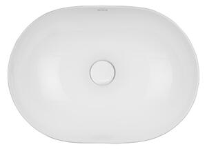 Oltens Hamnes lavoar 49.5x35.5 cm ovale de blat alb luciu 40319000
