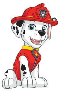 Autocolant 3D Paw Patrol Marshall, 14 x 20 cm