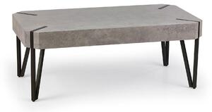 Măsuță de cafea Houston 303Negru, Beton, 4x6x11cm, MDF, Unghiular