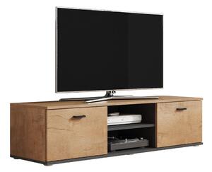 Comodă TV Tornola 100Stejar lefkas, Negru, 14x4x4cm