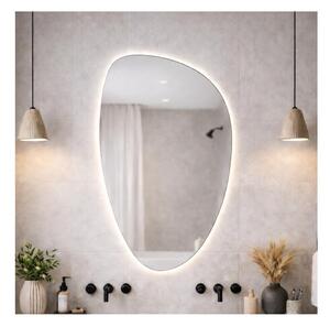Baltica Design- Oglindă LED cu iluminare integrată STONE FLUID LED/15W/230V 4500K 92x55 cm IP65
