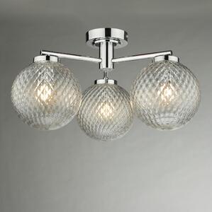Där Lighting WAY5350 - Lustră aplicată pentru baie WAYNE 3xG9/3W/230V IP44 crom