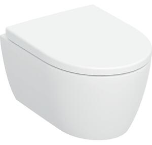 Geberit iCon vas wc cu capac soft-close agăţat fără margine cu spălare turbionară alb lucios 503.048.00.8