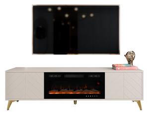 Comodă TV Comfivo Citrus II, Bej, MDF, PAL laminat, 53x184x40cm, 43.5 kg