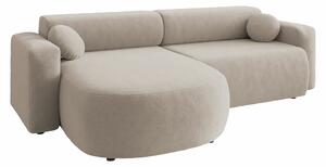 Colțar Comfivo Corus, Funcția de dormit, Spațiu de depozitare, 252x150x70cm, 98.8 kg, Picioare: Plastic