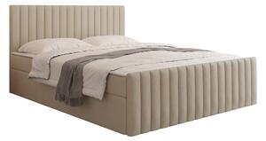 Pat boxspring Comfivo Apis IIDublu, Boxspring, Crem, 140x200, Tapiterie, Somiera patSomiera pat, 14x21x10cm