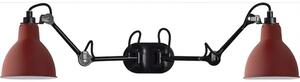 204 Double Aplică de Perete Black/Red - Lampe Gras