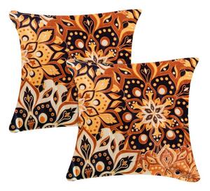 Set de 2 fețe pernuțe din micropluș BLANKA 40 x 40 cm