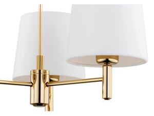 Brilagi - Lustră pe tijă MONTE 3xE27/15W/230V crem/auriu