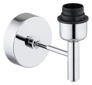 Brilagi - Aplică de perete MONTE 1xE27/15W/230V crem/crom lucios