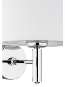 Brilagi - Aplică de perete MONTE 1xE27/15W/230V crem/crom lucios