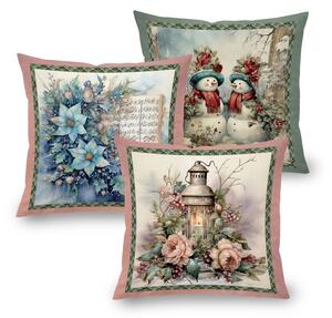 Set de 3 fețe pernuțe LANTERNS 45 x 45 cm
