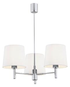 Brilagi - Lustră pe tijă MONTE 3xE27/15W/230V crem/crom lucios