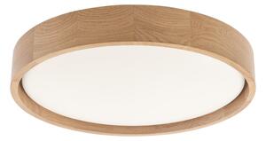 Brilagi - Plafonieră LED MANAROLA PLAIN, 24W, 230V, 3000K, diam. 41 cm, stejar