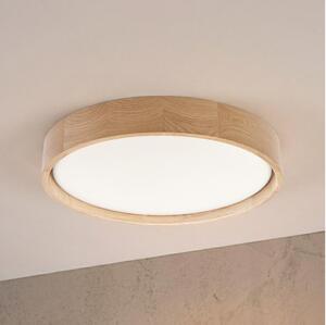 Brilagi - Plafonieră LED MANAROLA PLAIN, 24W, 230V, 3000K, diam. 41 cm, stejar