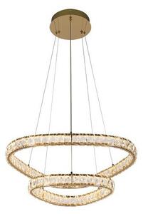 LUXERA 46152 - Lustră LED pe cablu MIST LED/65W/230V 4000K auriu