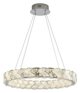 LUXERA 46156 - Lustră LED LARUNA, suspendată pe cablu, LED/38W/230V, crom mat