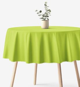Goldea față de masă teflonată de paște - verde - rotundă Ø 140 cm