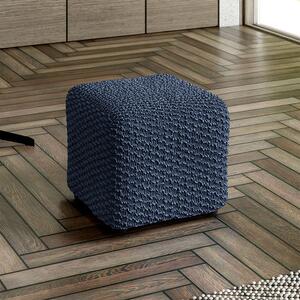 Huse bielastice MOSAICO albastre taburet (40 x 40 x 40 cm)